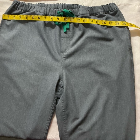 Figs pisco basic scrub pants with Green Waistband and Relaxed Fit PO#2852 - Picture 9 of 12